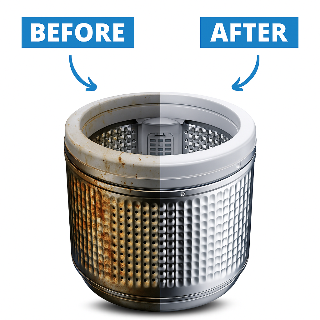 Fresh Spin Pro - Pet-Safe Enzyme Washing Machine Cleaner | Eliminates Odors & Hair