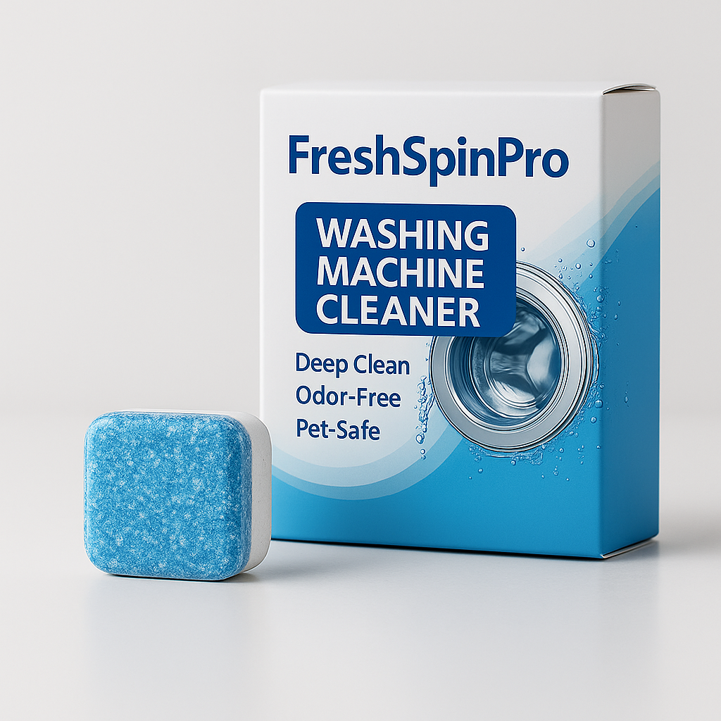 Fresh Spin Pro - Pet-Safe Enzyme Washing Machine Cleaner | Eliminates Odors & Hair